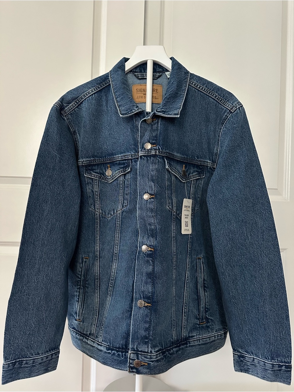 Men’s Levi's Signature Dark Blue Denim Jacket Size M